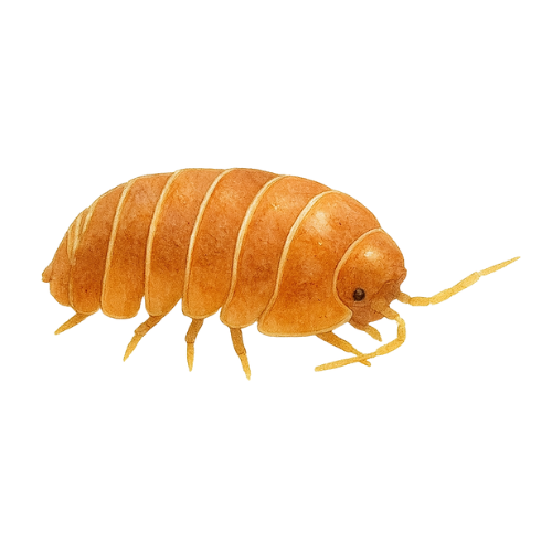 Armadillidium vulgare Raudonasis