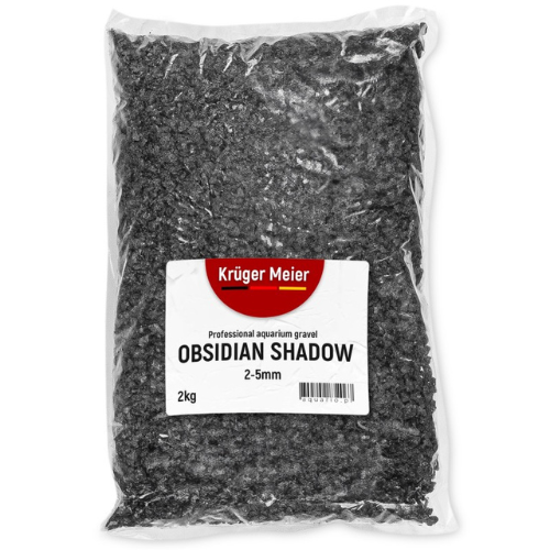 Kruger Meier Obsidian Shadow 2–5 mm – Akvariumo žvyras 2 kg