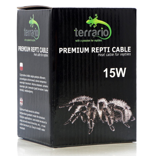 „Terrario Premium Repti Cable“ 15 W – 5,5 m šildymo kabelis