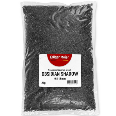 Kruger Meier Obsidian Shadow 0,8–1,6 mm – Akvariumo smėlis 2 kg