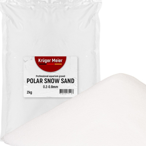 Kruger Meier Polar Snow Sand 0.2-0.8 mm - Akvariumo smėlis