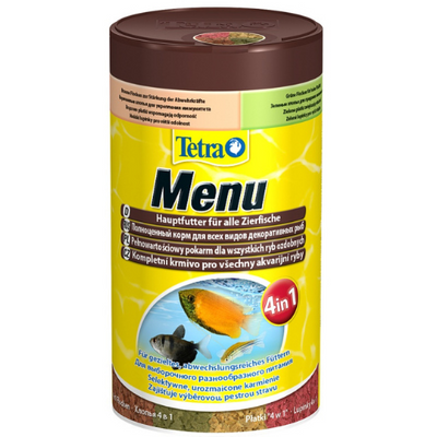 „Tetra Menu“ 250 ml – 4 rūšių žuvų maisto mišinys