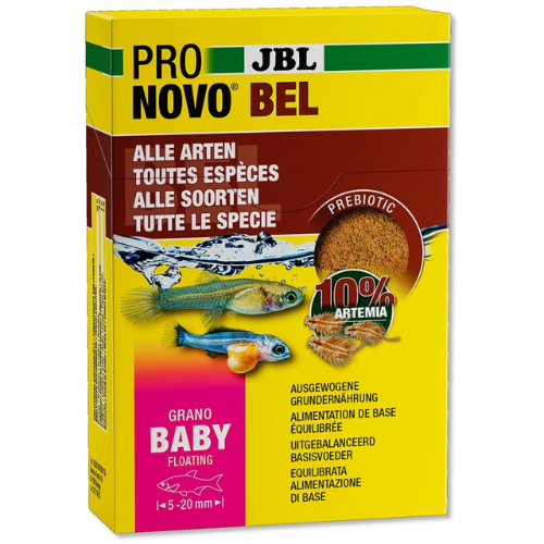 JBL Pronovo Bel Grano Baby 3x10ml - miltelių pavidalo maistas jaunoms žuvytėms