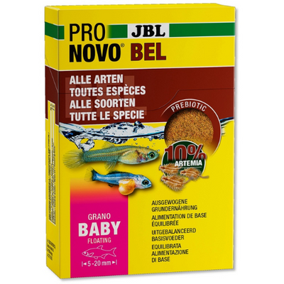 JBL Pronovo Bel Grano Baby 3x10ml - miltelių pavidalo maistas jaunoms žuvytėms