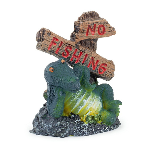 Akvariumo krokodilo dekoracija 6,5 ​​cm