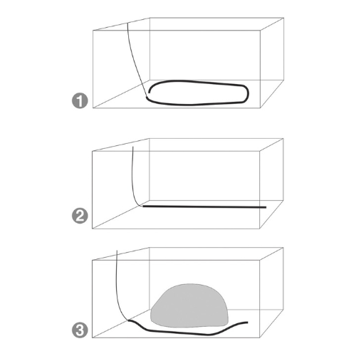 Oro užuolaida 75 cm