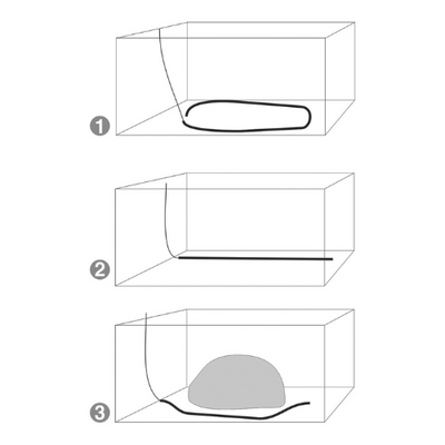 Oro užuolaida 75 cm