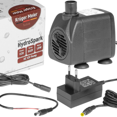 Kruger Meier HydroSpark All Connect - vandens pompa 1500l/h 12V ir 230V