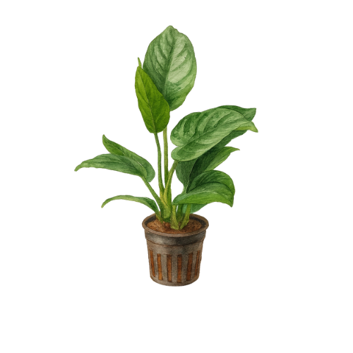 Anubias bateri plačialapis