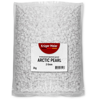 Kruger Meier Arctic Pearl 2–5 mm – Akvariumo žvyras 2 kg