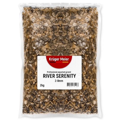 Kruger Meier River Serenity 2–8 mm – Akvariumo žvyras 2 kg