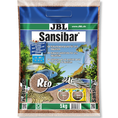 JBL Sansibar Red 5kg - smulkus substratas