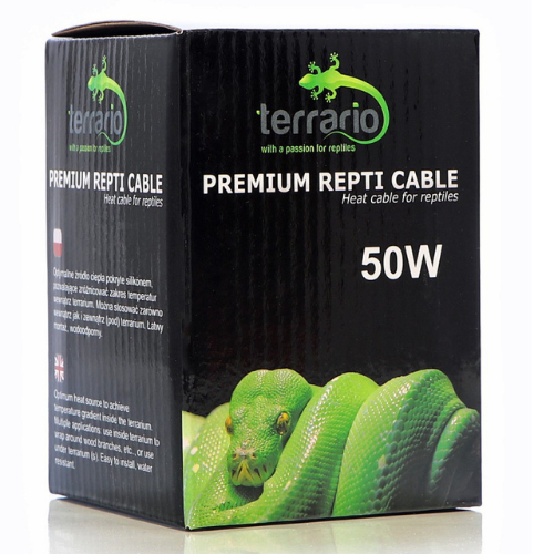 „Terrario Premium Repti Cable“ 50 W – 8,5 m šildymo kabelis