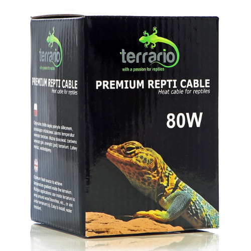 „Terrario Premium Repti Cable“ 80 W – 10,5 m šildymo kabelis