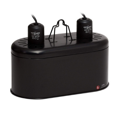 Dviguba „Repti-Zoo“ lempa, skirta 2 x 150 W lemputėms