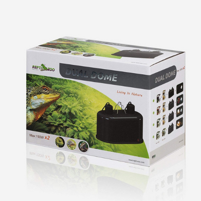 Dviguba „Repti-Zoo“ lempa, skirta 2 x 150 W lemputėms