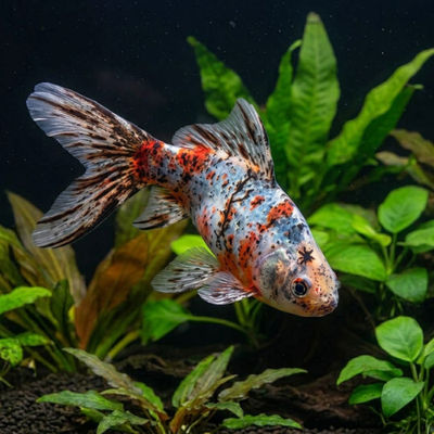 Carassius auratus schubunkin