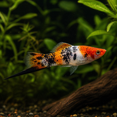 Swordtail Koi trispalvė