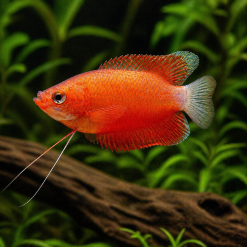 Colisa labiosa raudonoji