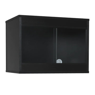 Monkfield Black Wooden Vivarium Flat Packed 61x46x46 cm