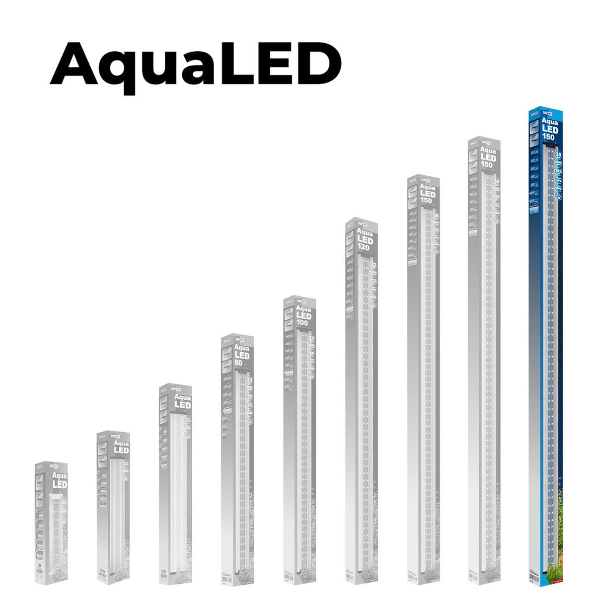 AquaLED lempa Happet 38W/142cm