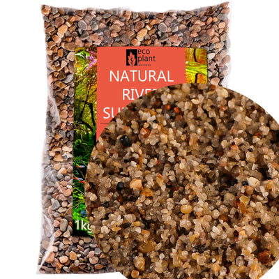 „Eco Plant Natural River“ 1 kg – upės žvyras 1–3 mm
