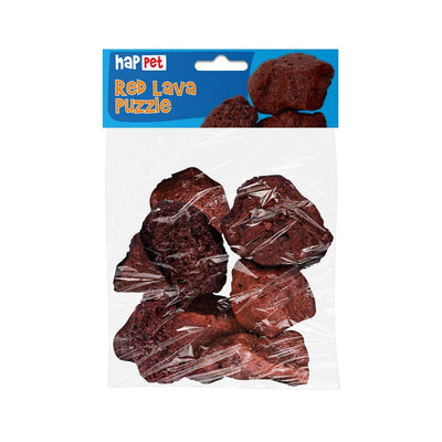 Raudonos lavos dėlionės gabaliukai Happet