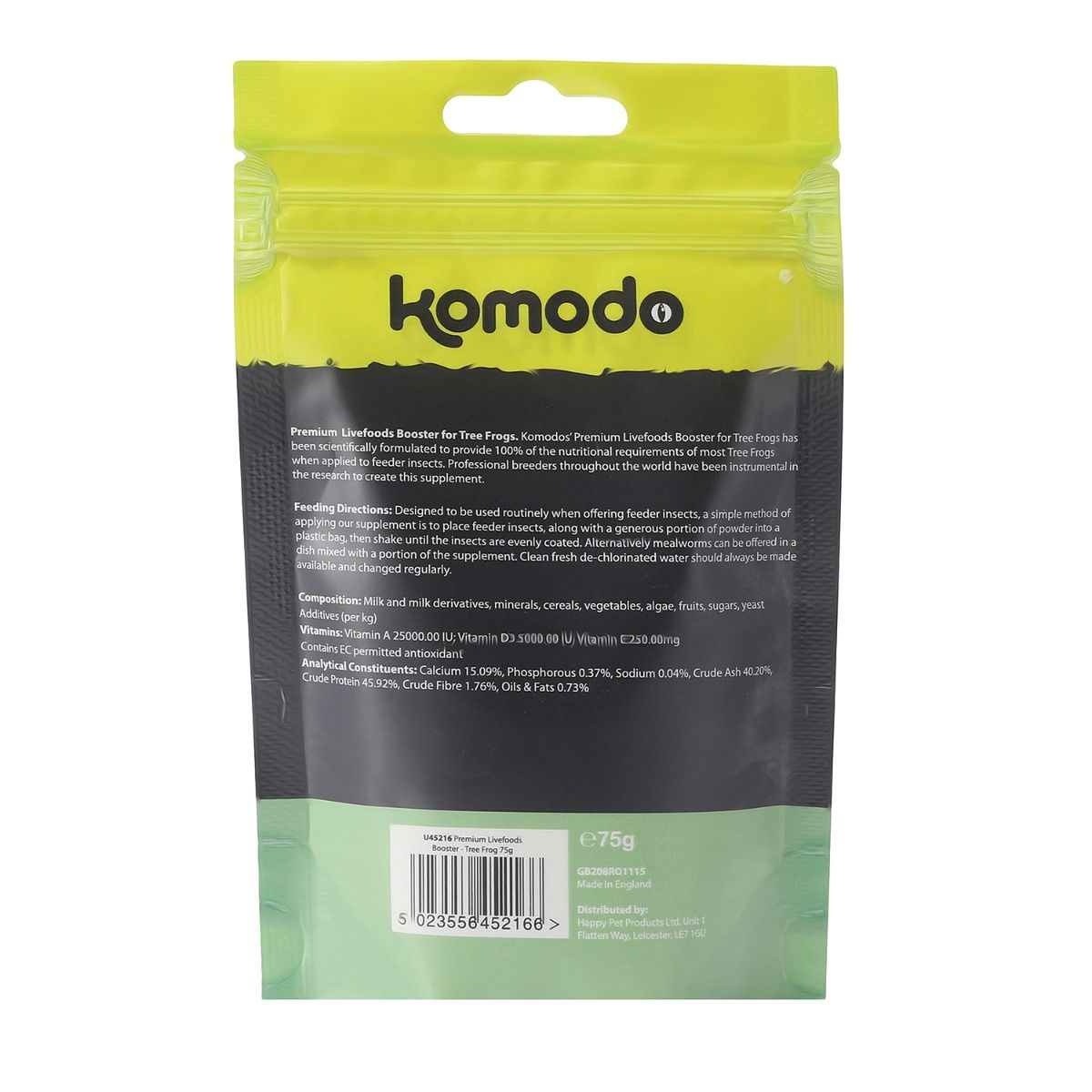 Komodo Premium Tree Frog IDP 75g